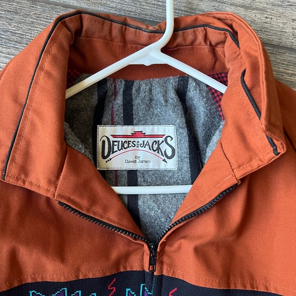 Dueces & Jacks by David James Western Wear Southwestern Jacket Large - Picture 2 of 8
